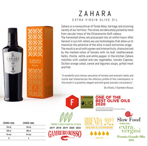 Zahara Extra Virgin Olive Oil from Oleificio Guccione (250ml) Ragusa